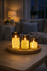 LED-lys ALMA 3 stk m. fjernkontroll