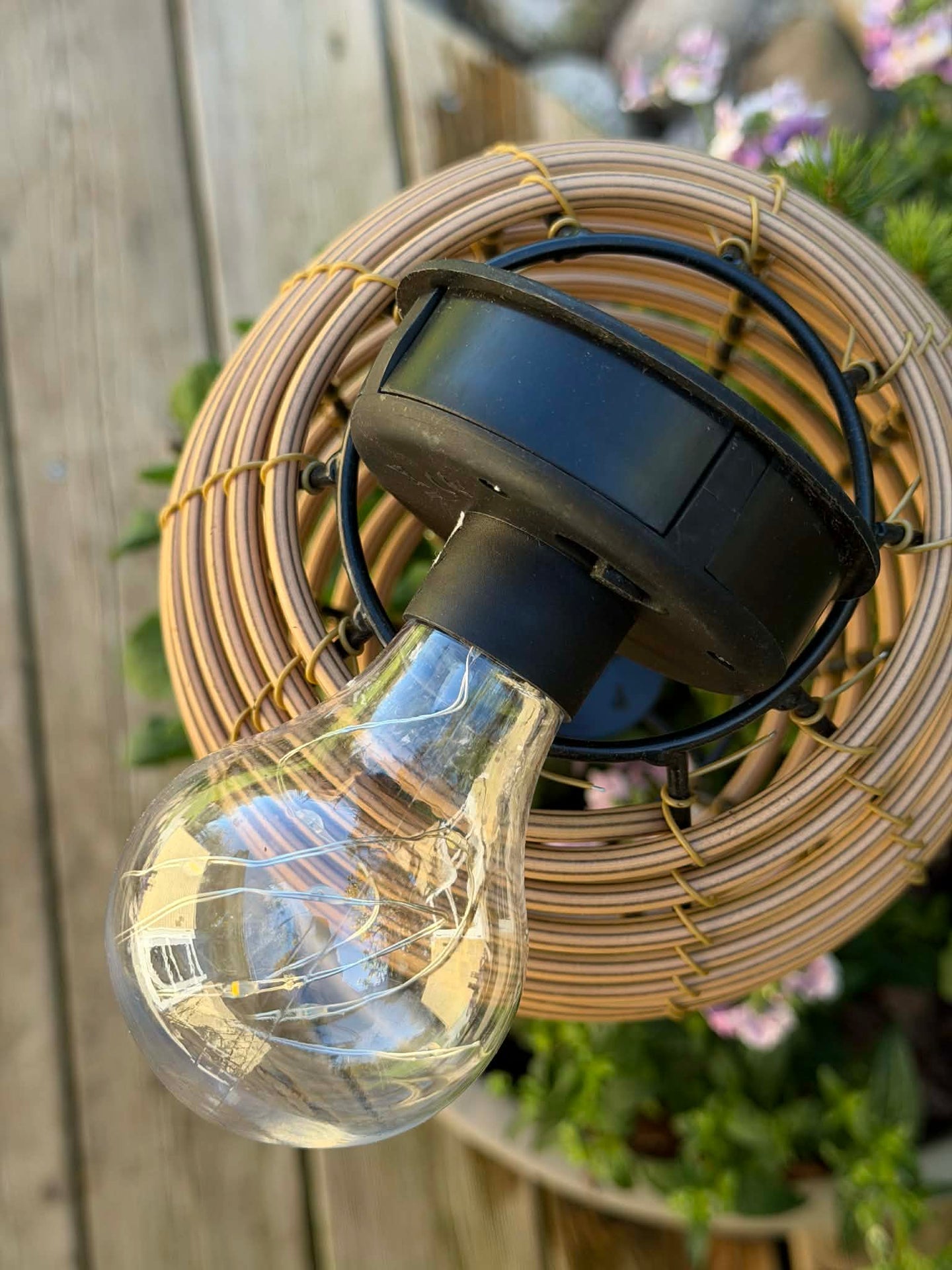 Lanterne på spyd 53 cm - Solar Natur