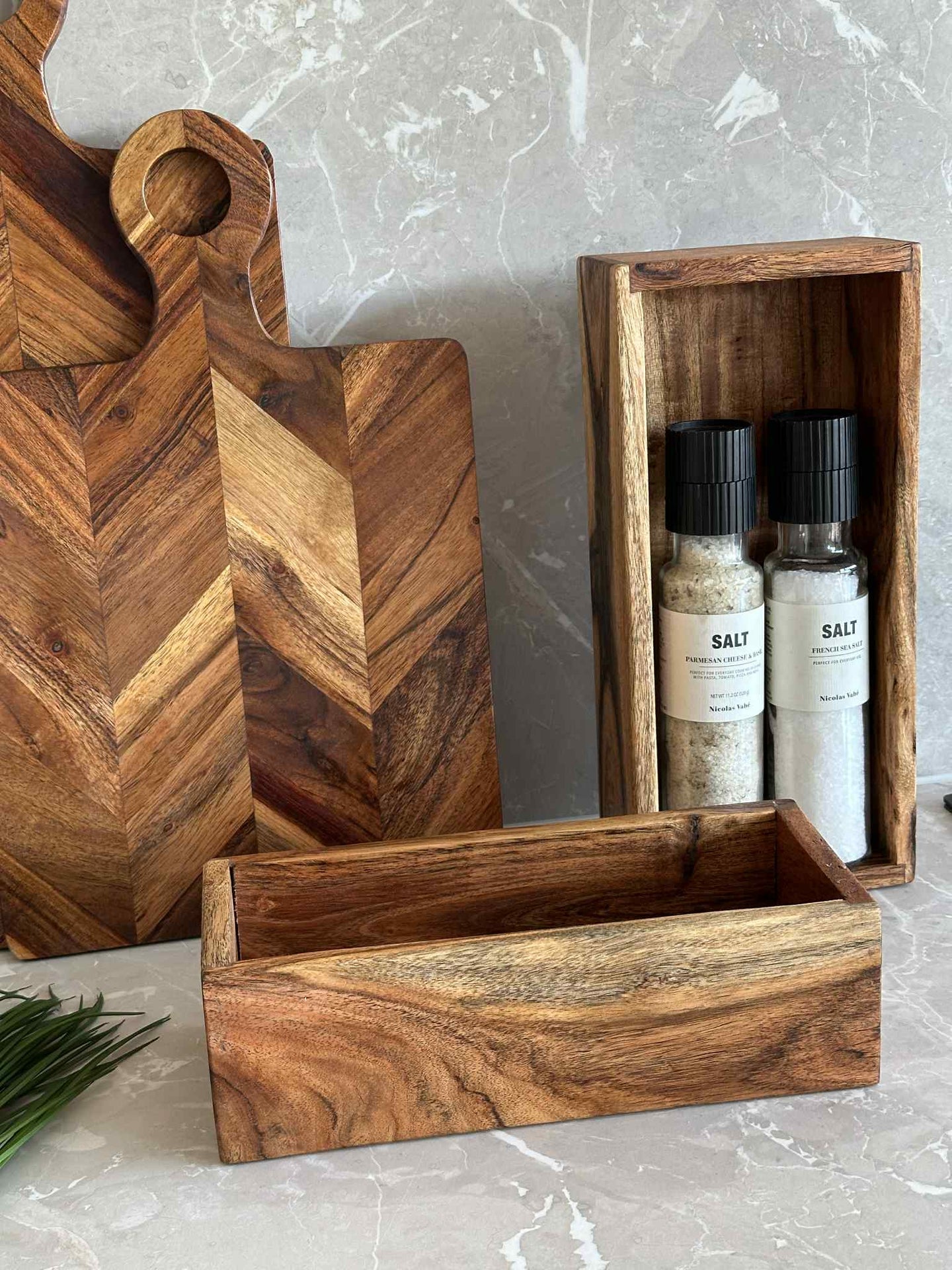 Oppbevaringskasser - Sett med 2 stk.