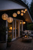 LED-lyskjede med solceller - Summer golden
