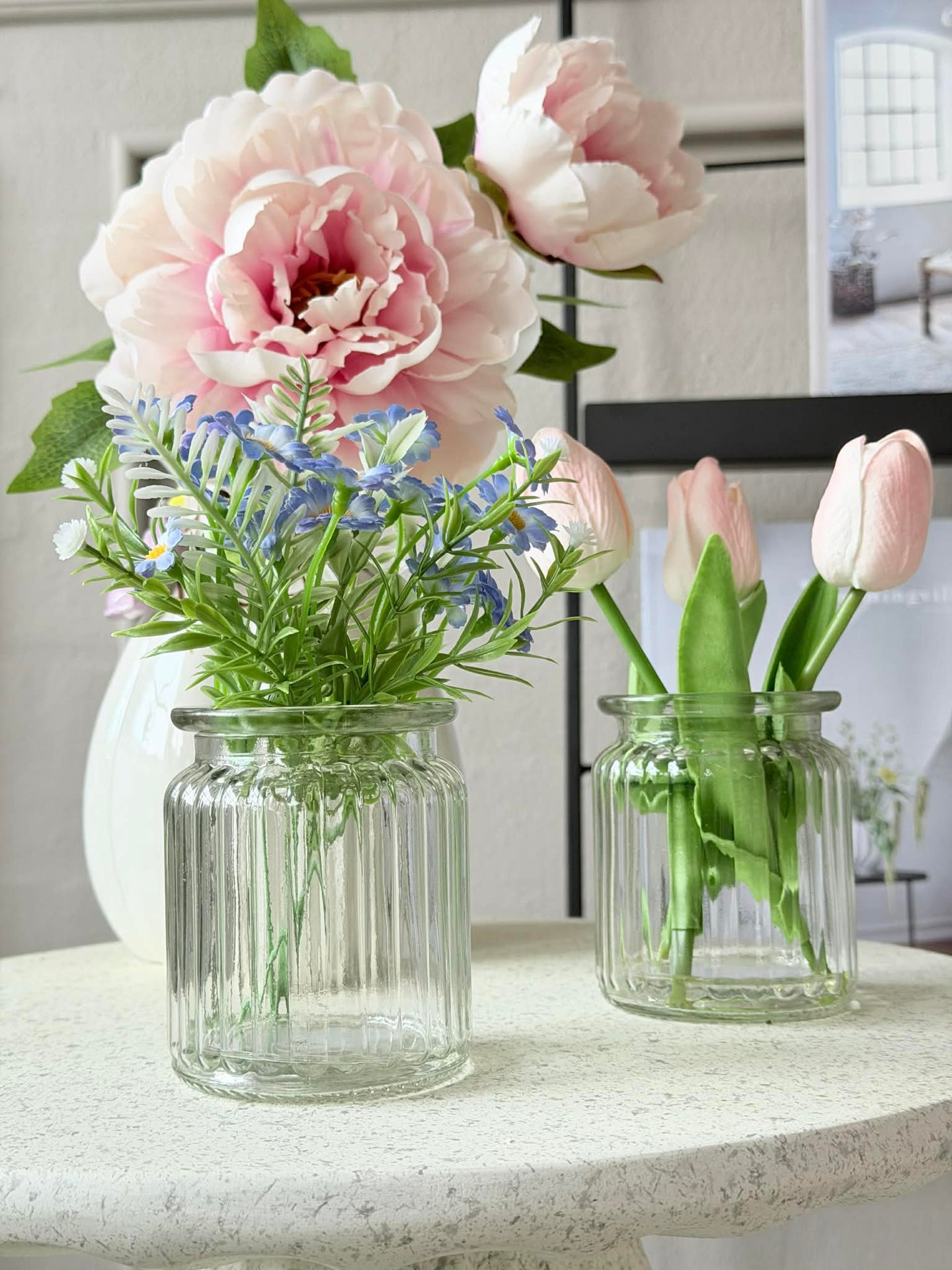 Blomster i vase - Flere farger