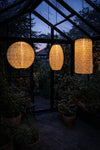 Sylinderlampe med solceller - SUMMER GOLD