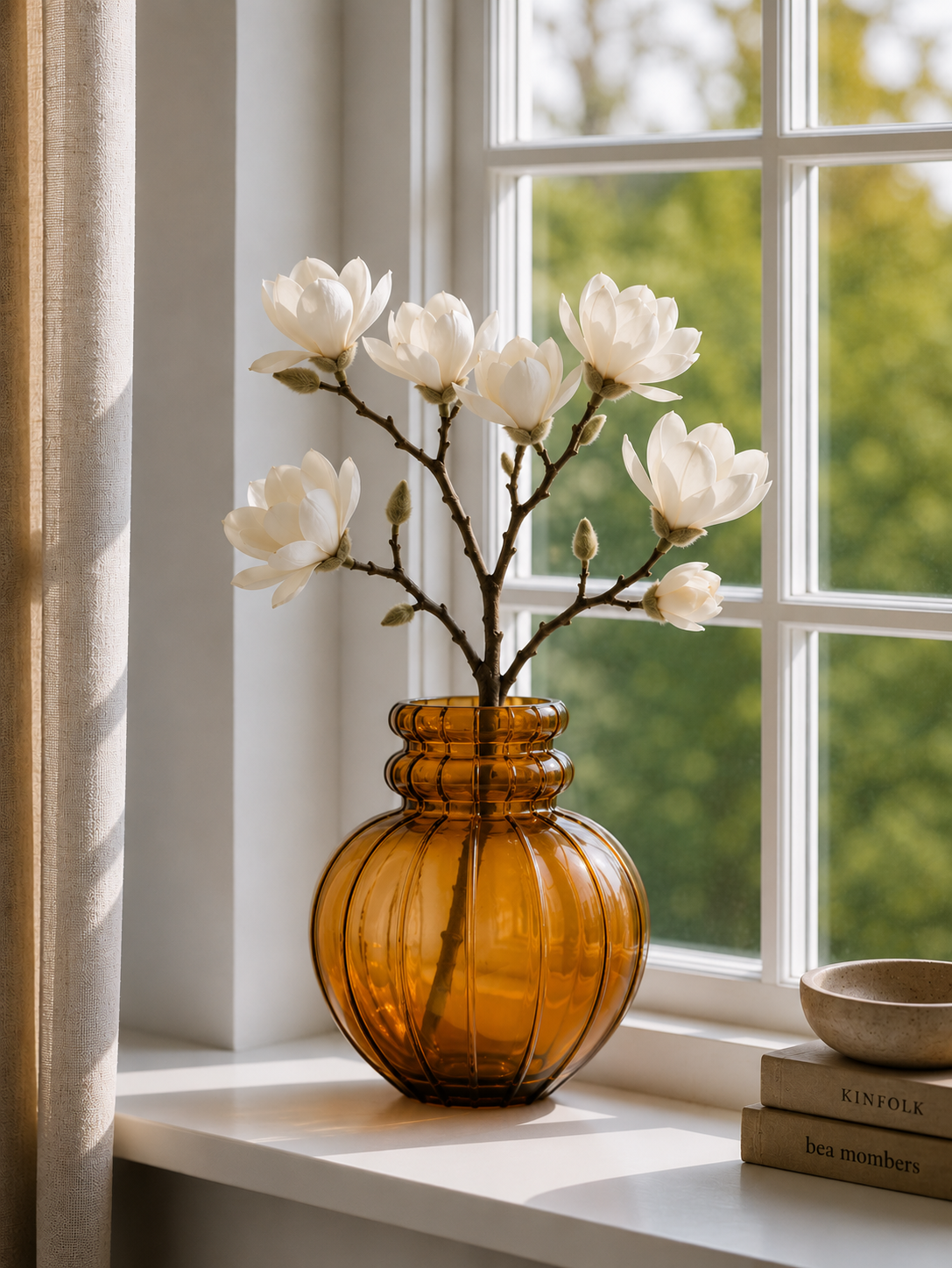 Vase Mary - Amber