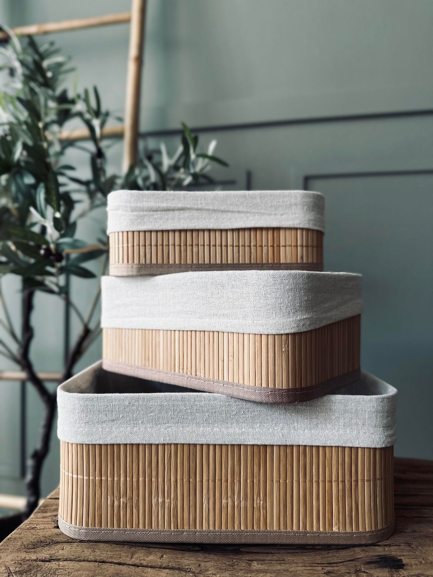 Kurver 3 stk - Bambus