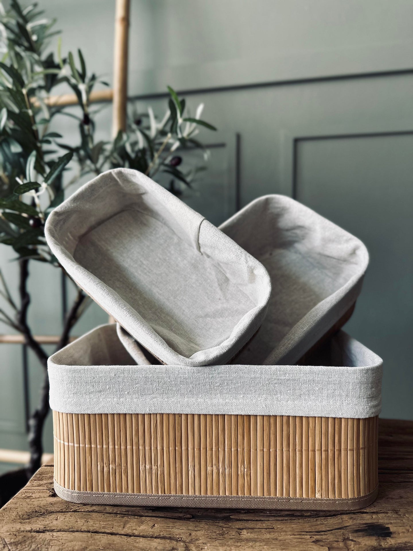 Kurver 3 stk - Bambus