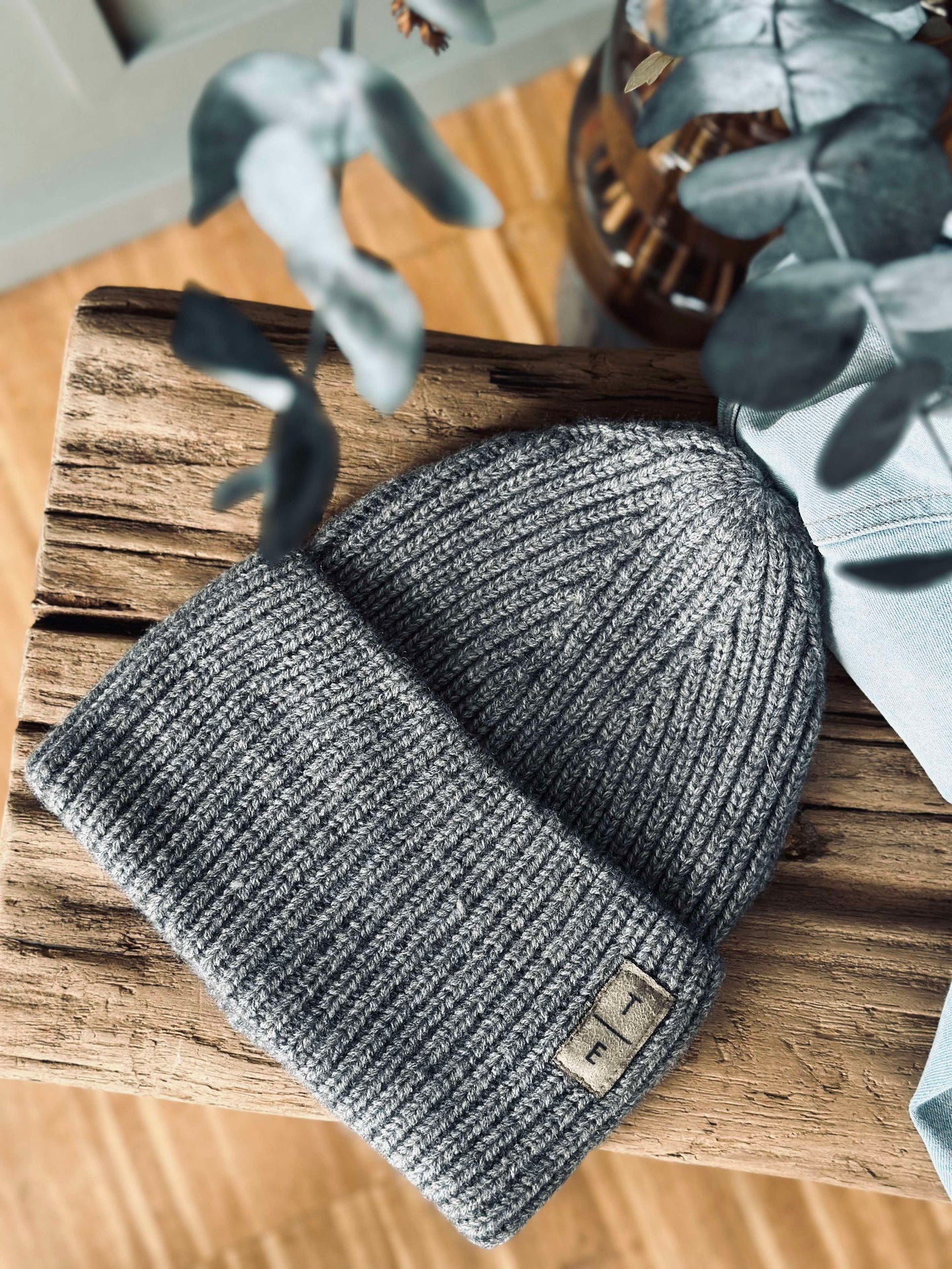 Lue Beanie Grå