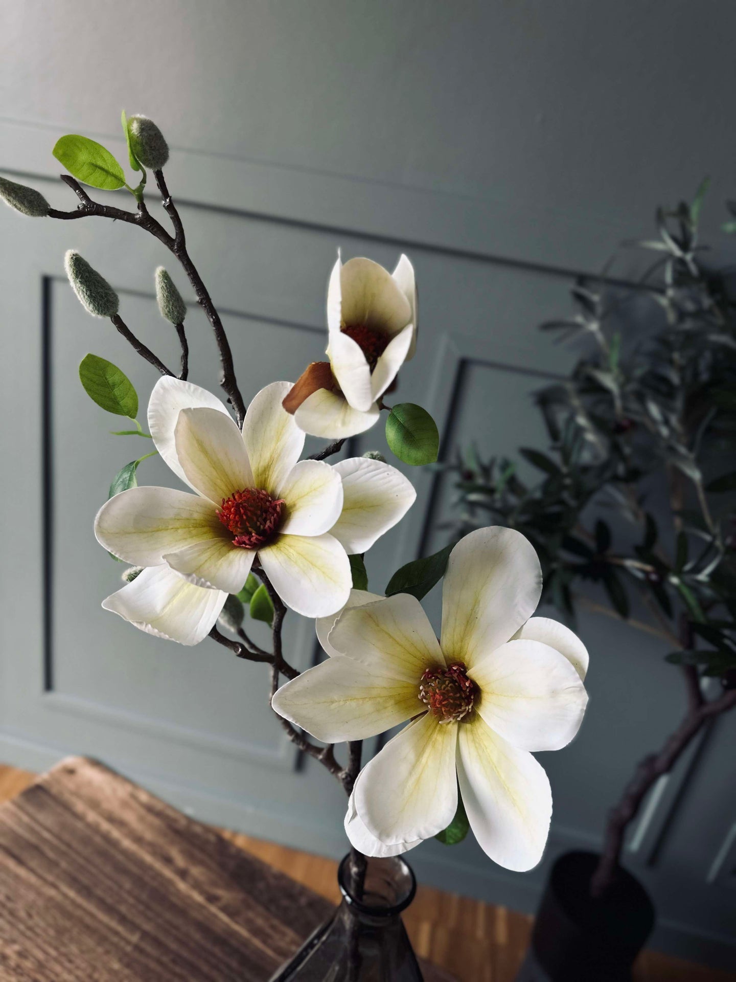 Blomst Magnolia - Hvit