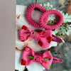 Håraccessories sett Mynte - Rosa