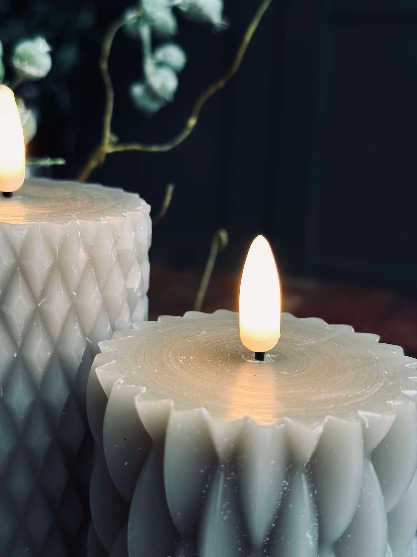 LED Blokklys / Design – 2 stk Sand