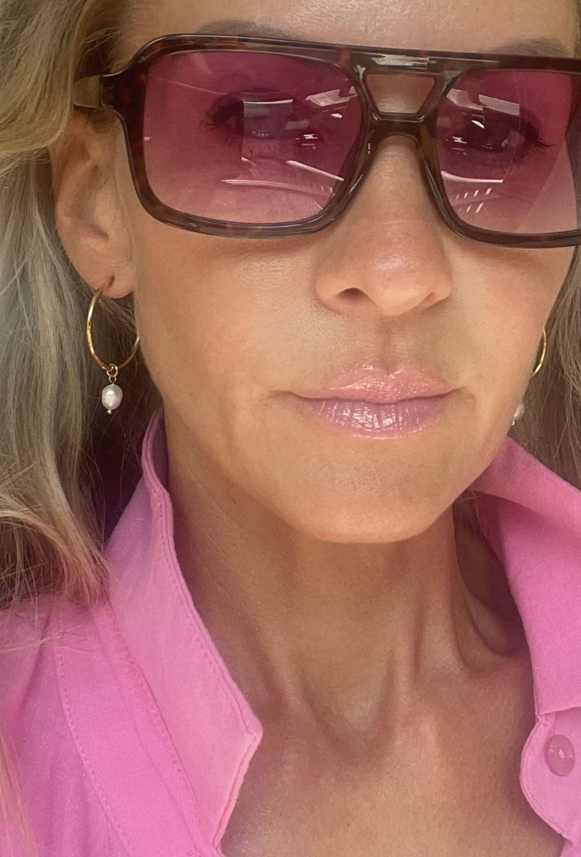 Øreringer ESTELLE forgylt