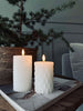 LED Bloklys / Design – 2 stk Hvit