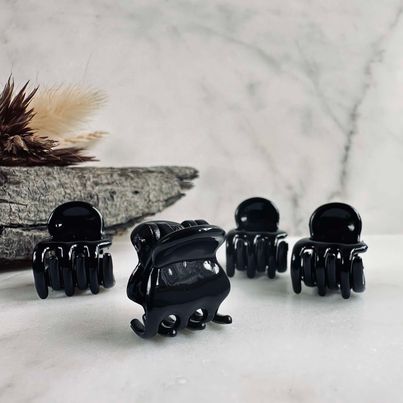 Hårklemmer Gaisa Black mini - 4 stk