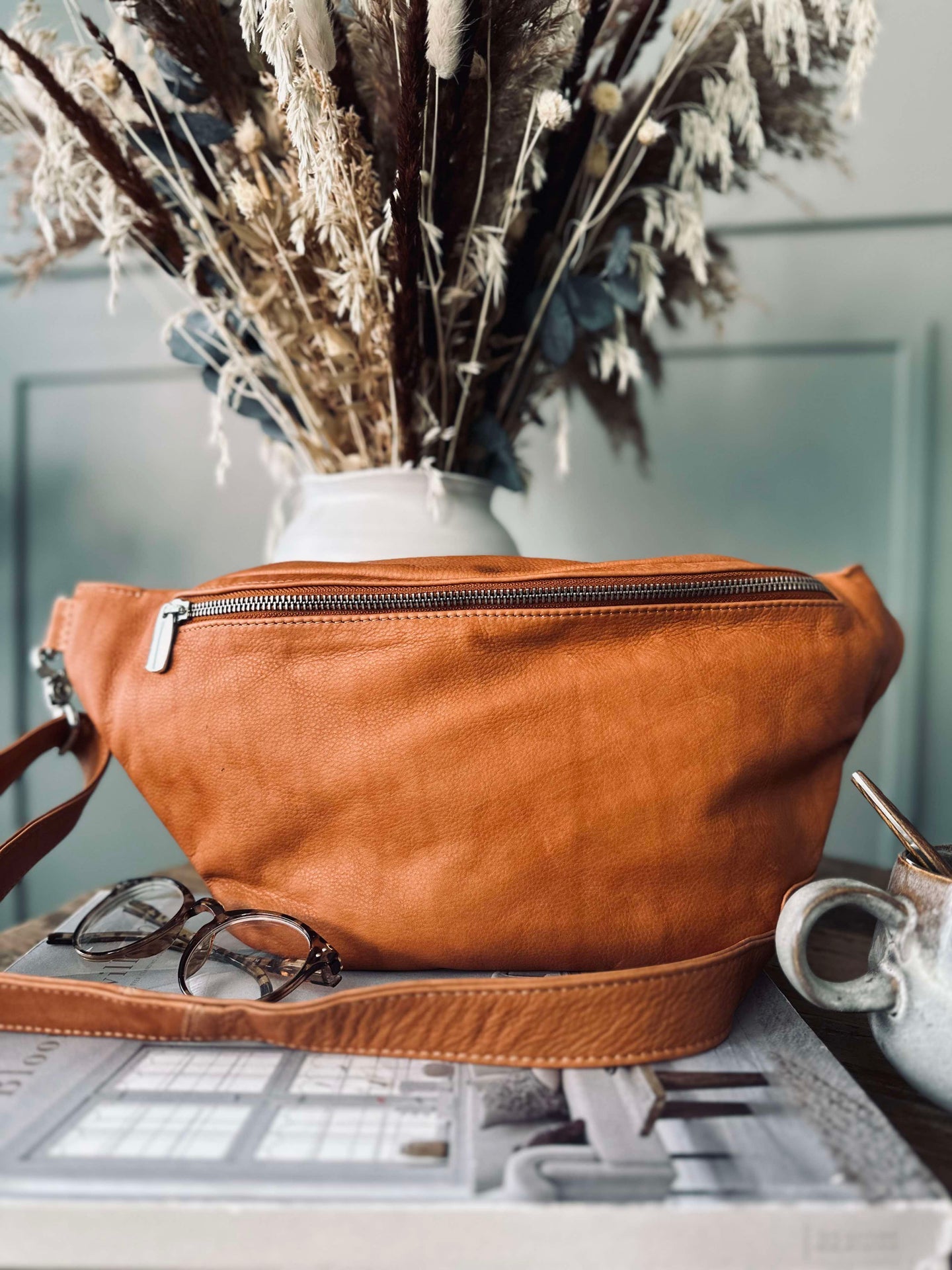 Bumbag Aura Big Cognac