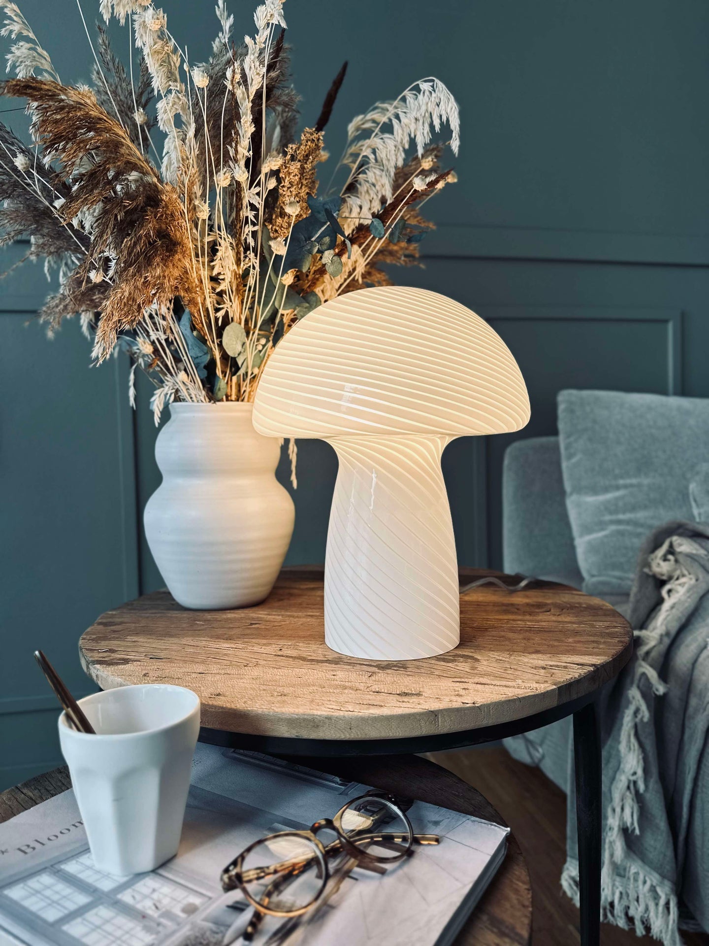 Mushroom Elsa - Hvit 32 cm