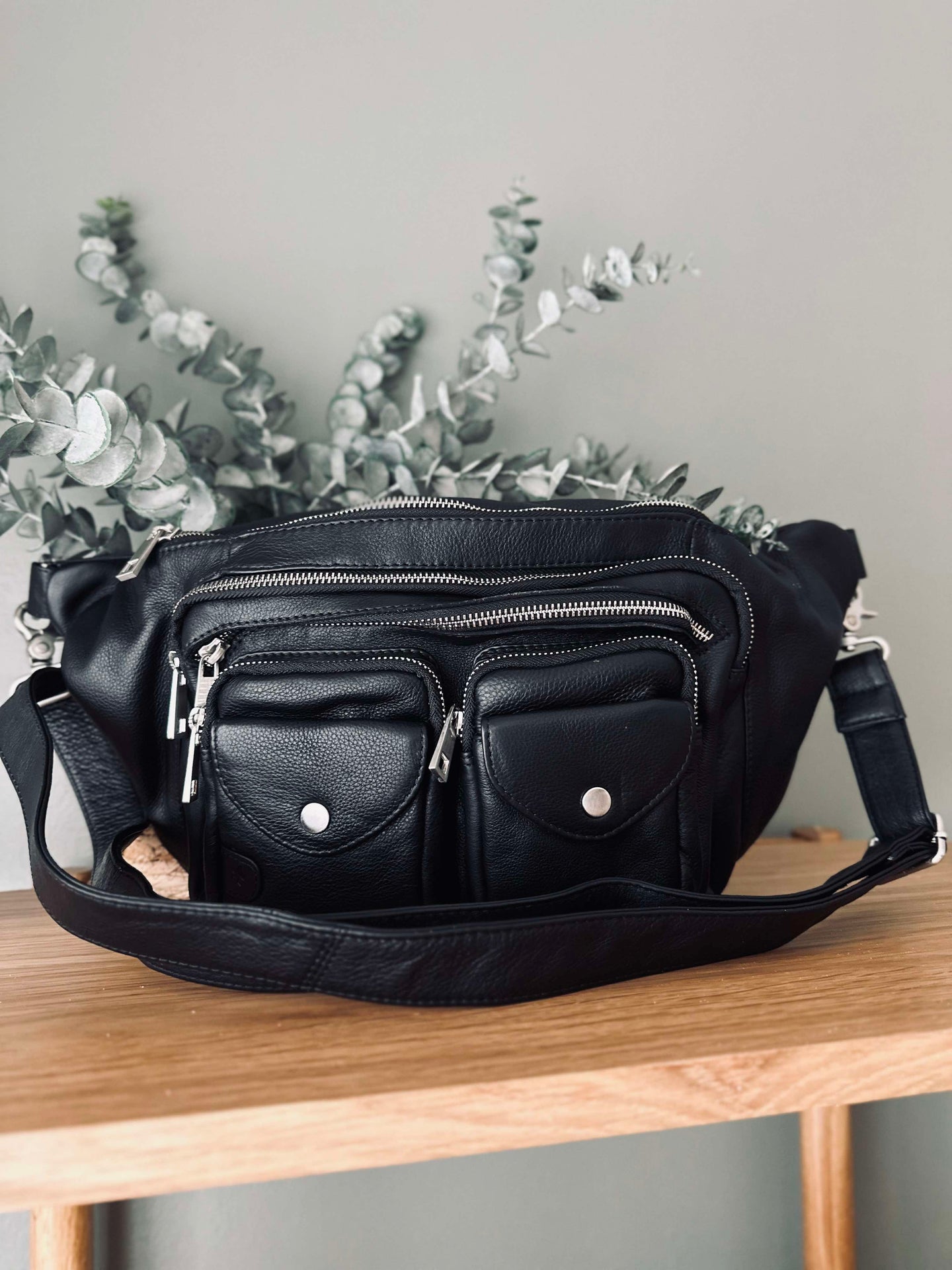 Bumbag Big Deluxe - Black / Silver
