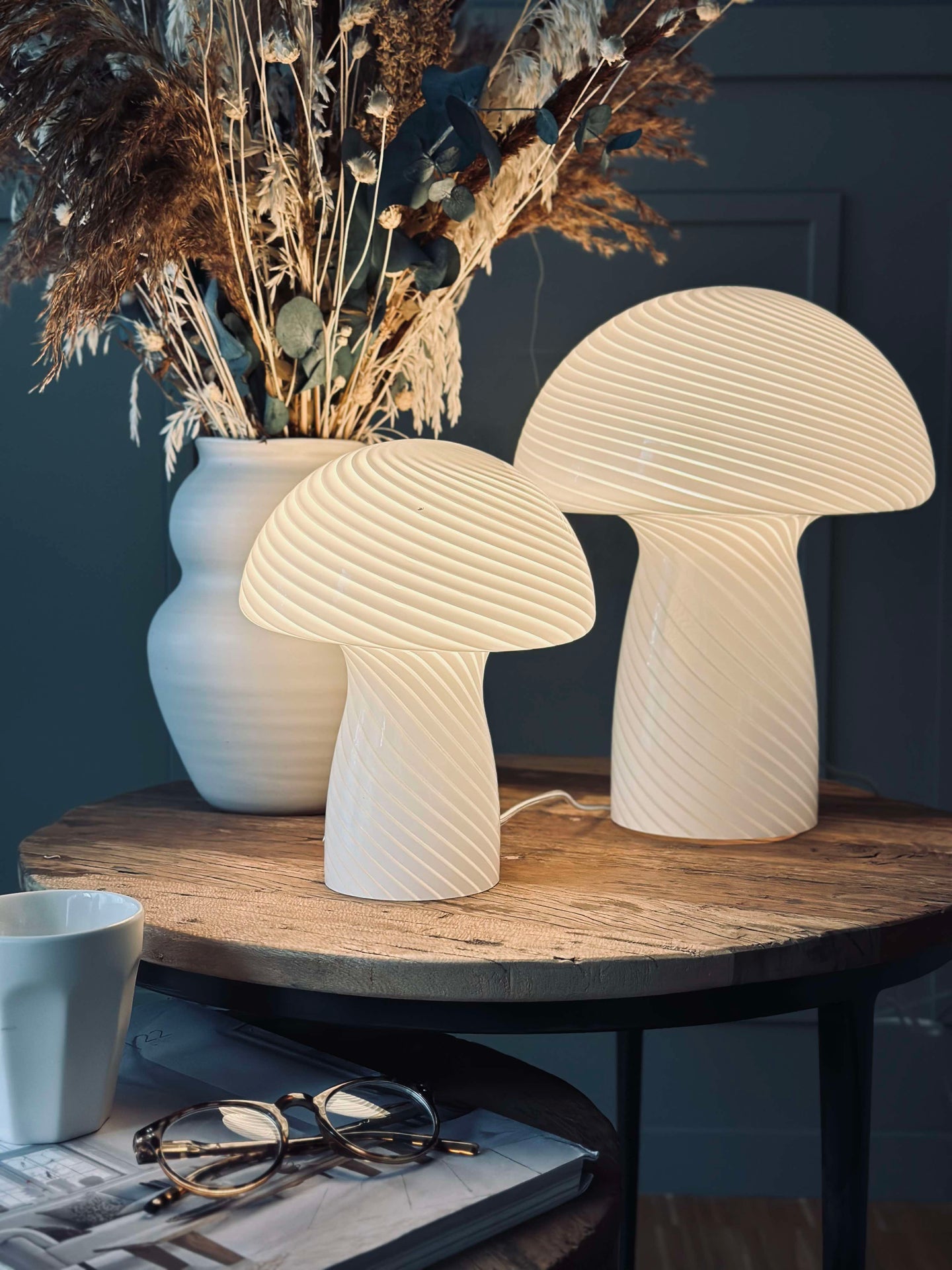 Mushroom Elsa - Hvit 24 cm