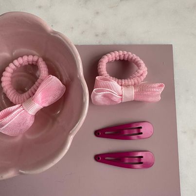 Håraccessories sett Alma - Pink / Rosa