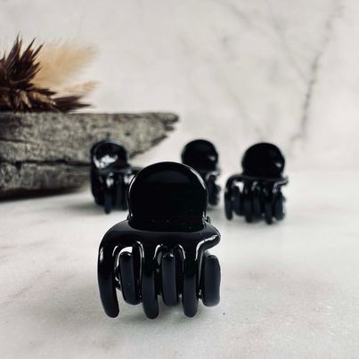 Hårklemmer Gaisa Black mini - 4 stk