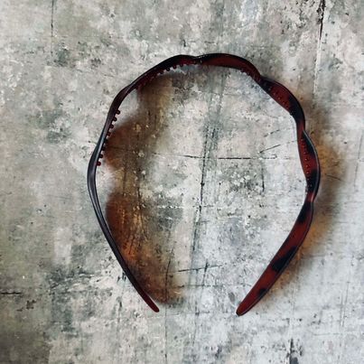Hårbøyle Twist Brown