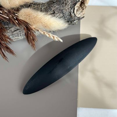 Hårklemme Mat Black