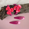 Håraccessories-sett Signe - Rosa