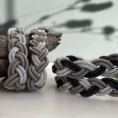 Hårstrikker Sally Grey / Silver