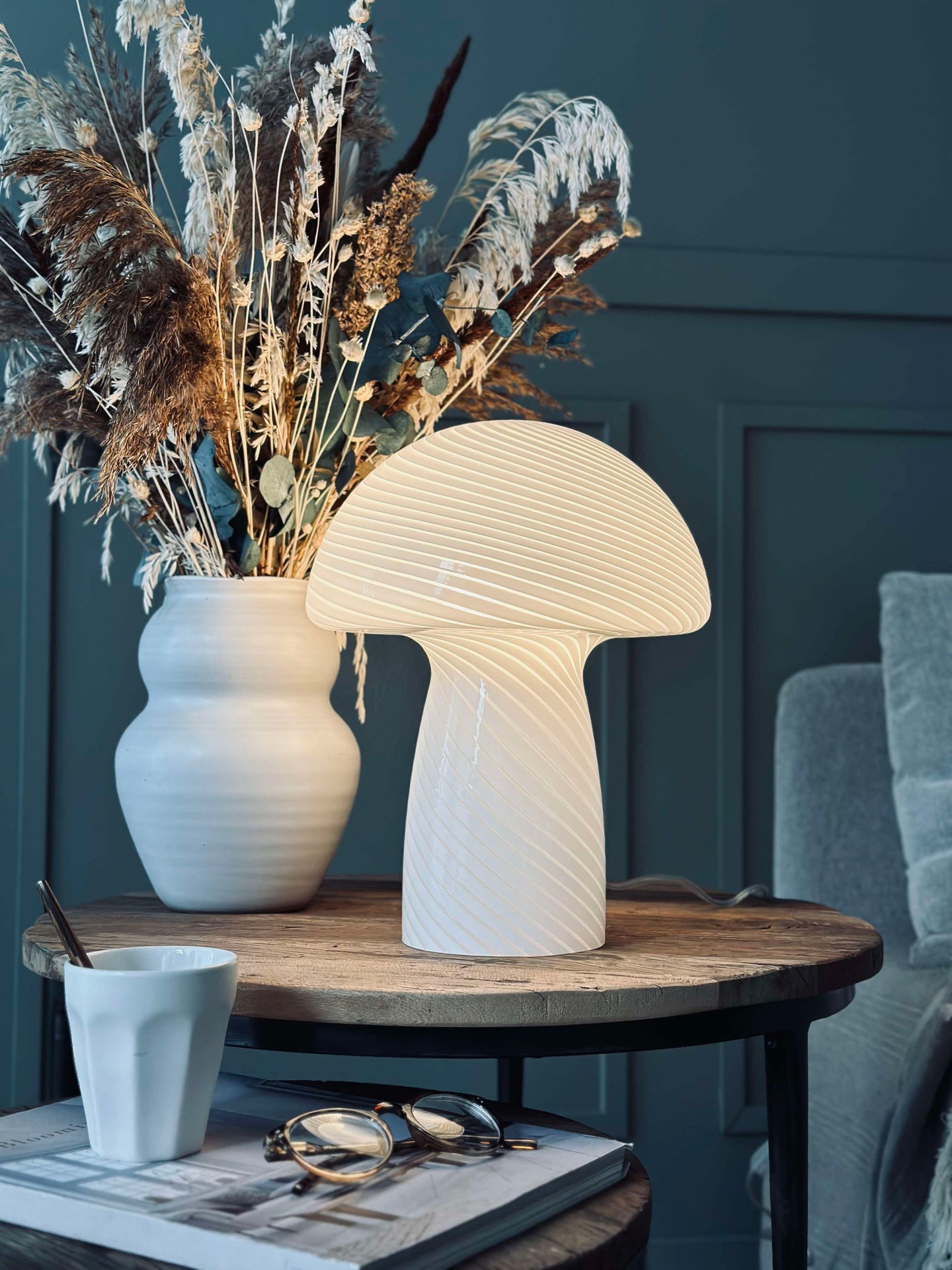 Mushroom Elsa - Hvit 32 cm