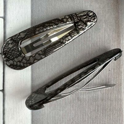 Hårspenner Silver Snake - 2 stk.