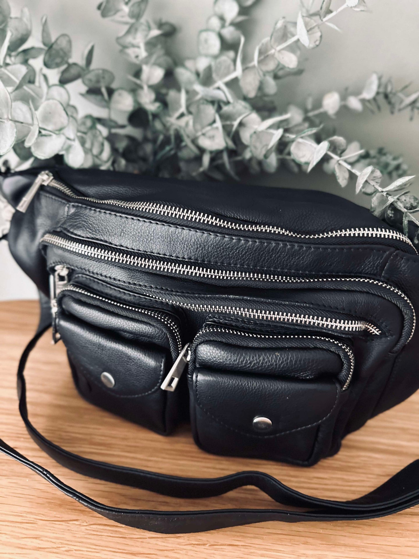 Bumbag Big Deluxe - Black / Silver