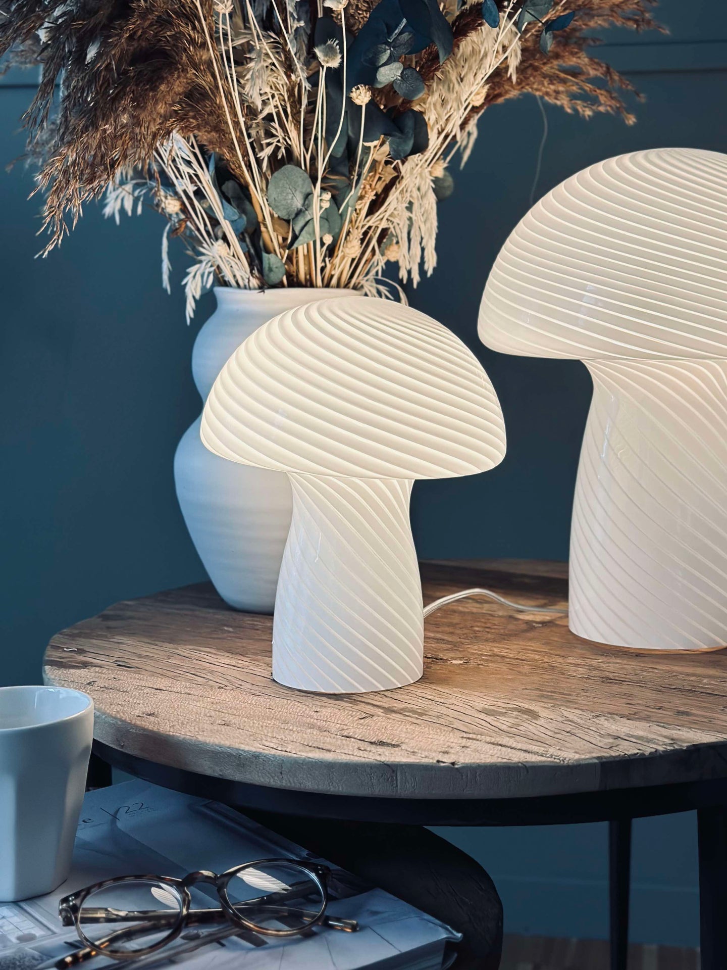 Mushroom Elsa - Hvit 24 cm