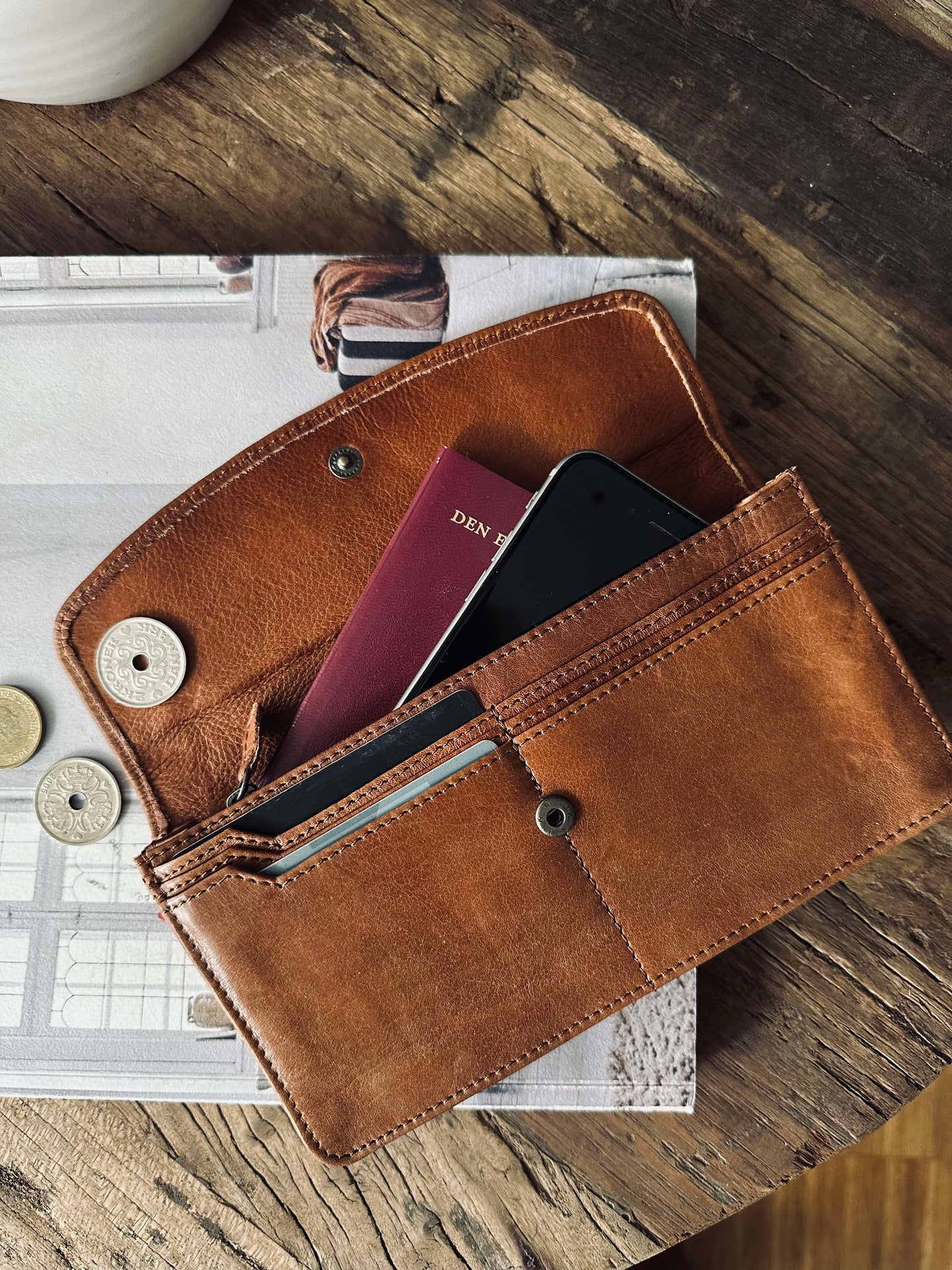 Lommebok Big URBAN Walnut