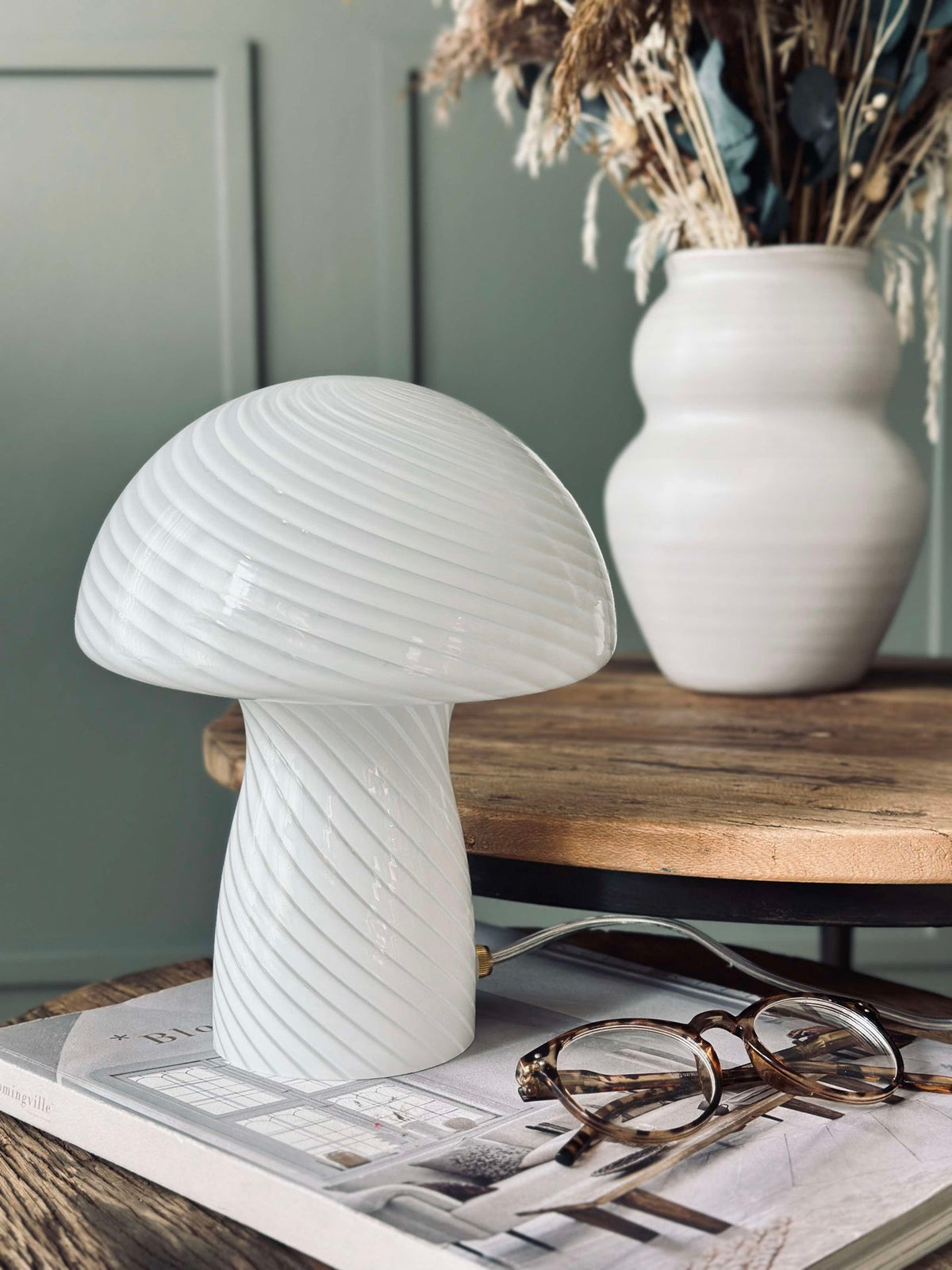Mushroom Elsa - Hvit 24 cm