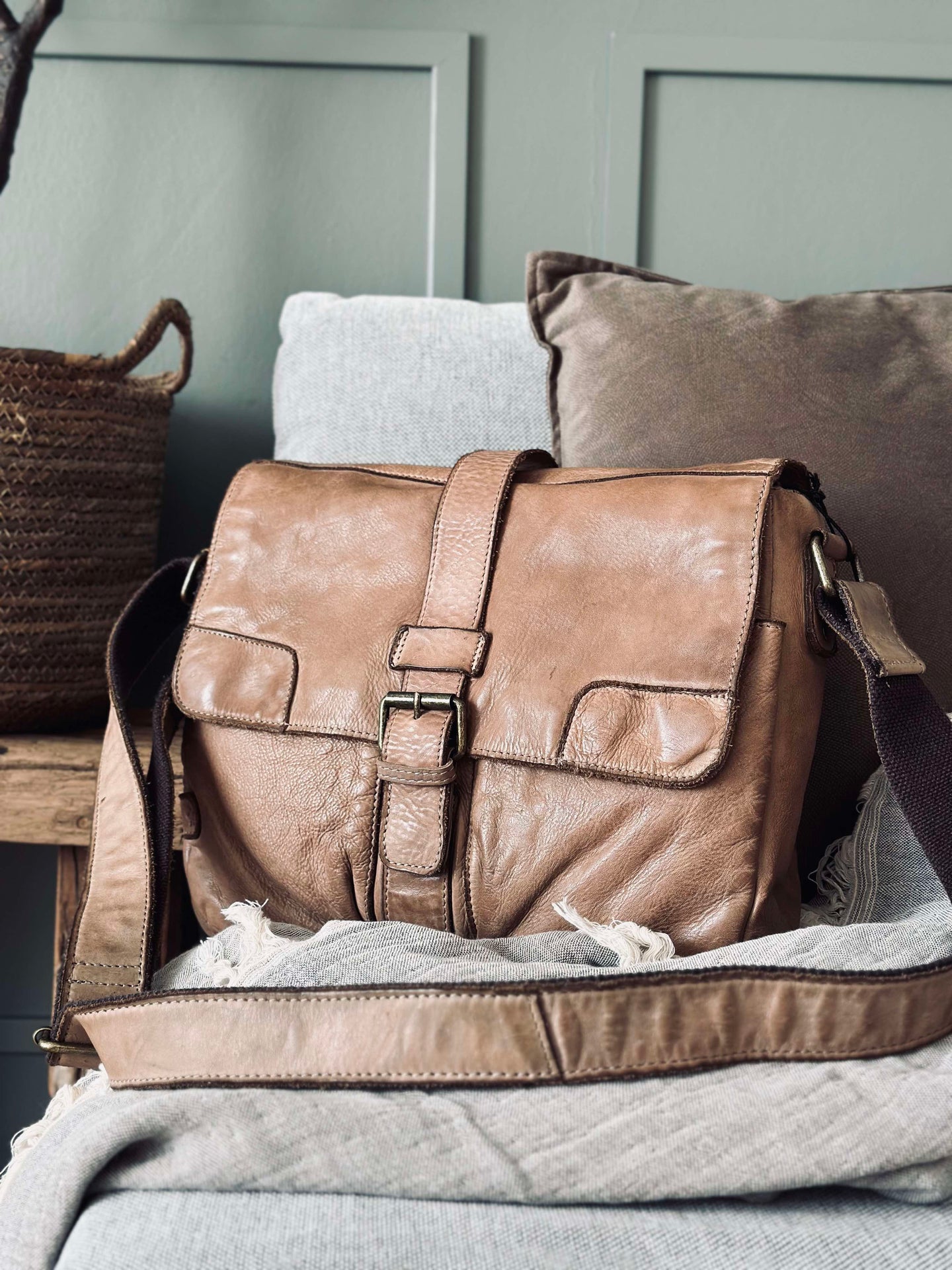 Arbeidsveske - Raw Taupe