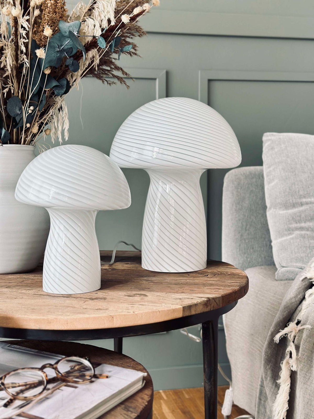 Mushroom Elsa - Hvit 24 cm