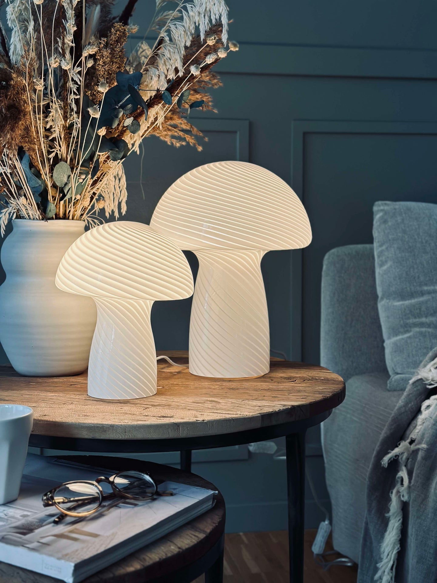 Mushroom Elsa - Hvit 32 cm