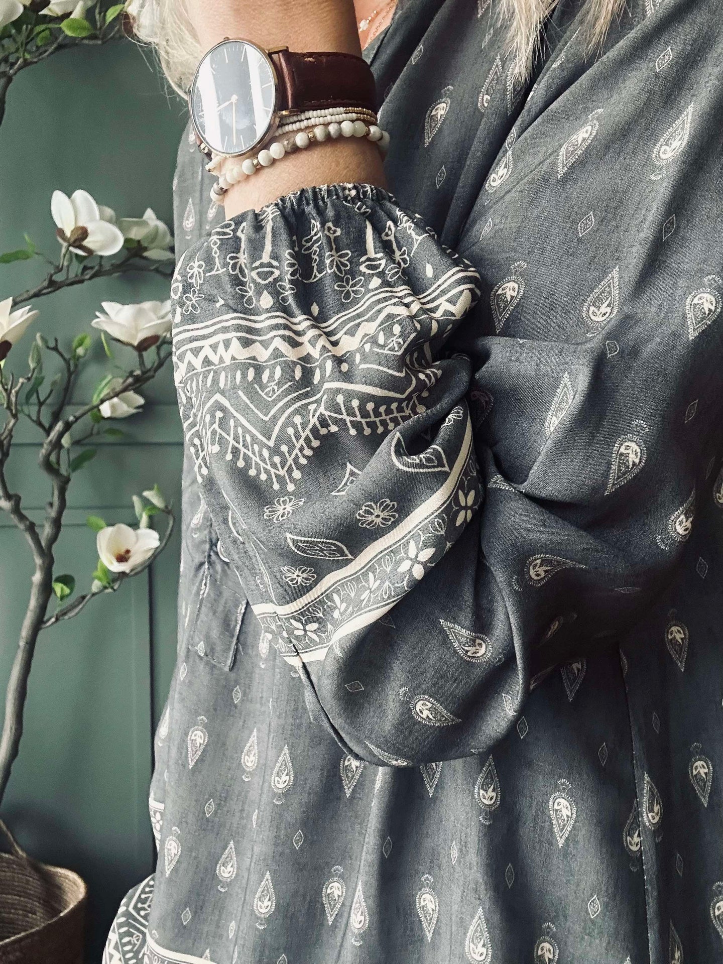 Bluse Ella Grey