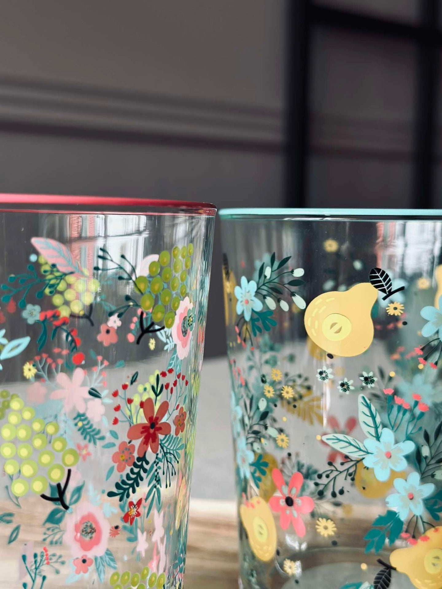 Drikkeglass FLORA - Sett med 4 glass