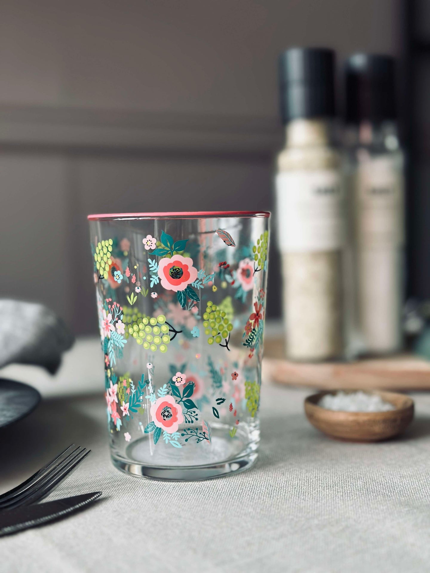 Drikkeglass FLORA - Sett med 4 glass