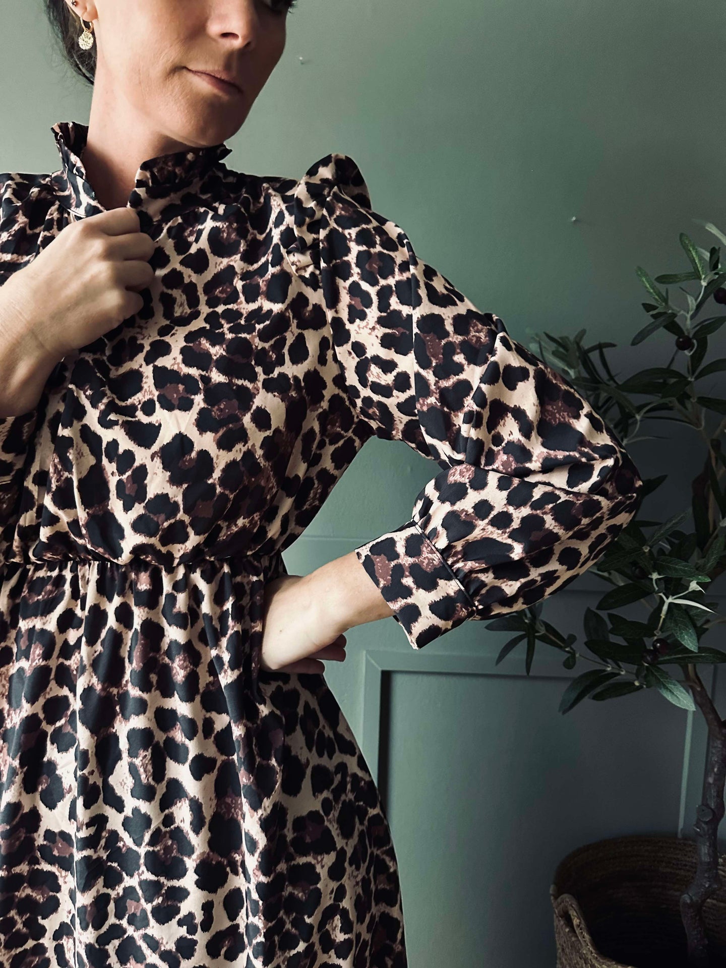 Kjole Leopard - S/M
