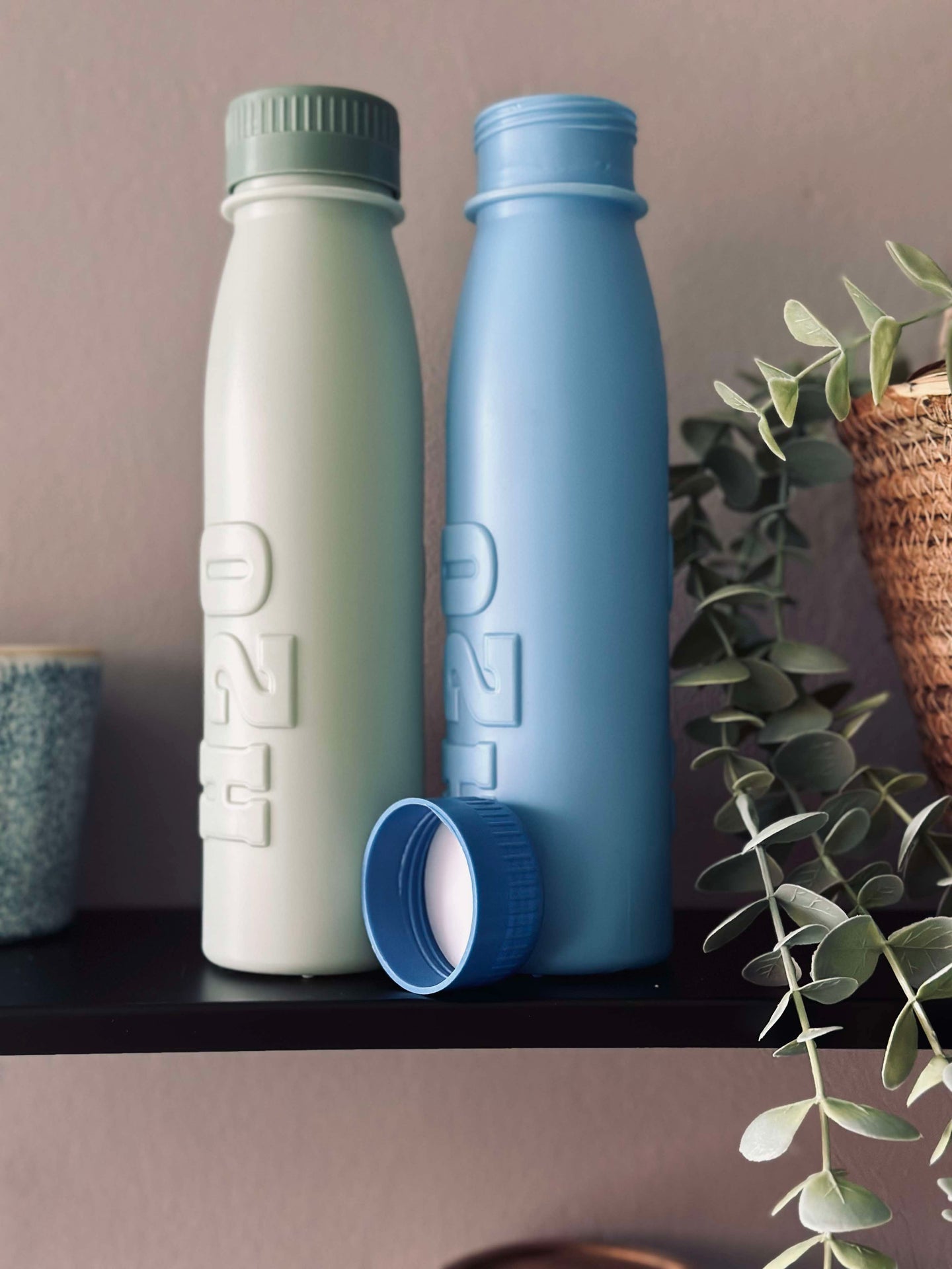 Drikkeflaske H2O 500 ml - Grønn / Blå Mix
