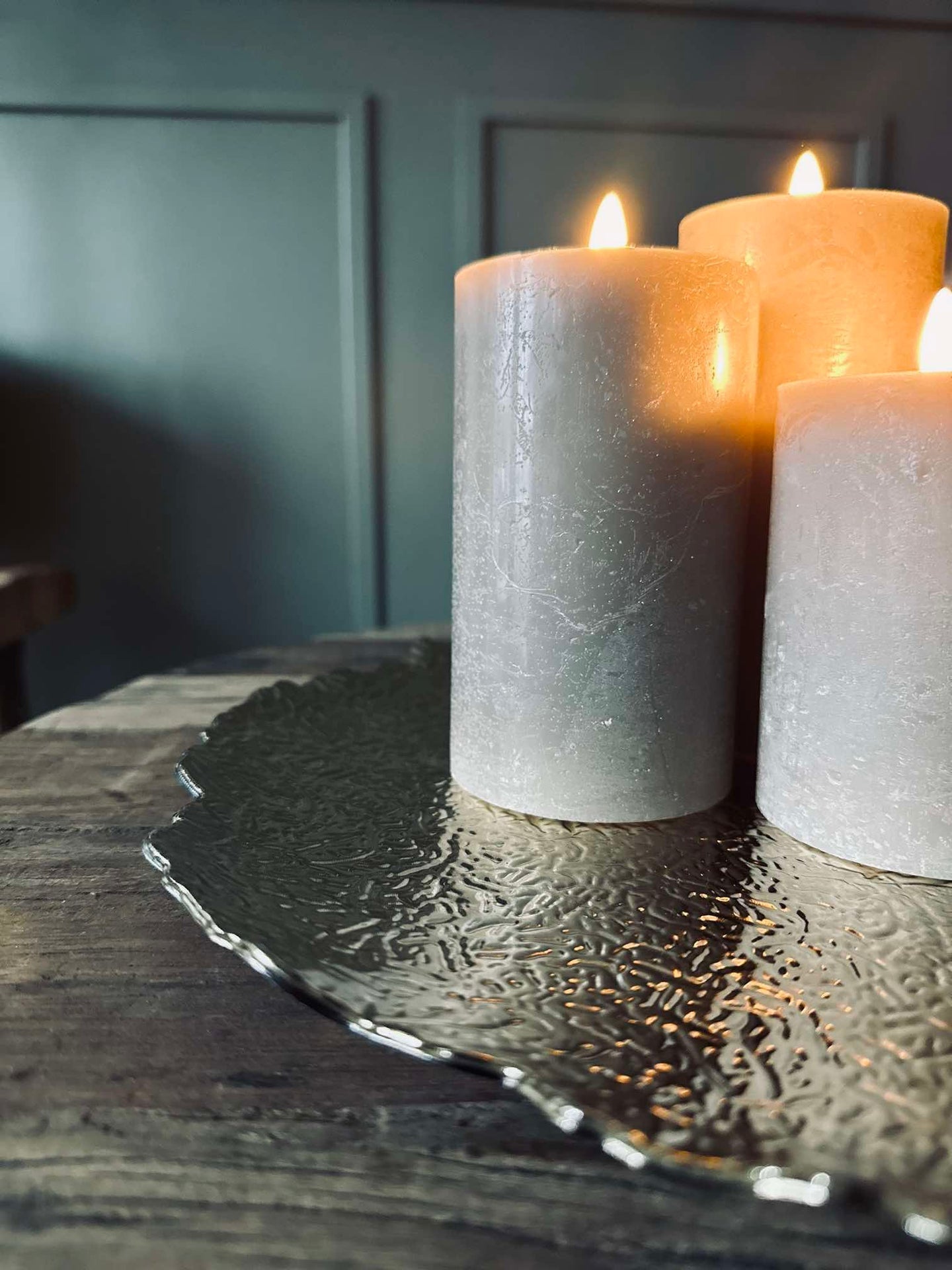 Fat / dekketallerken - Gull