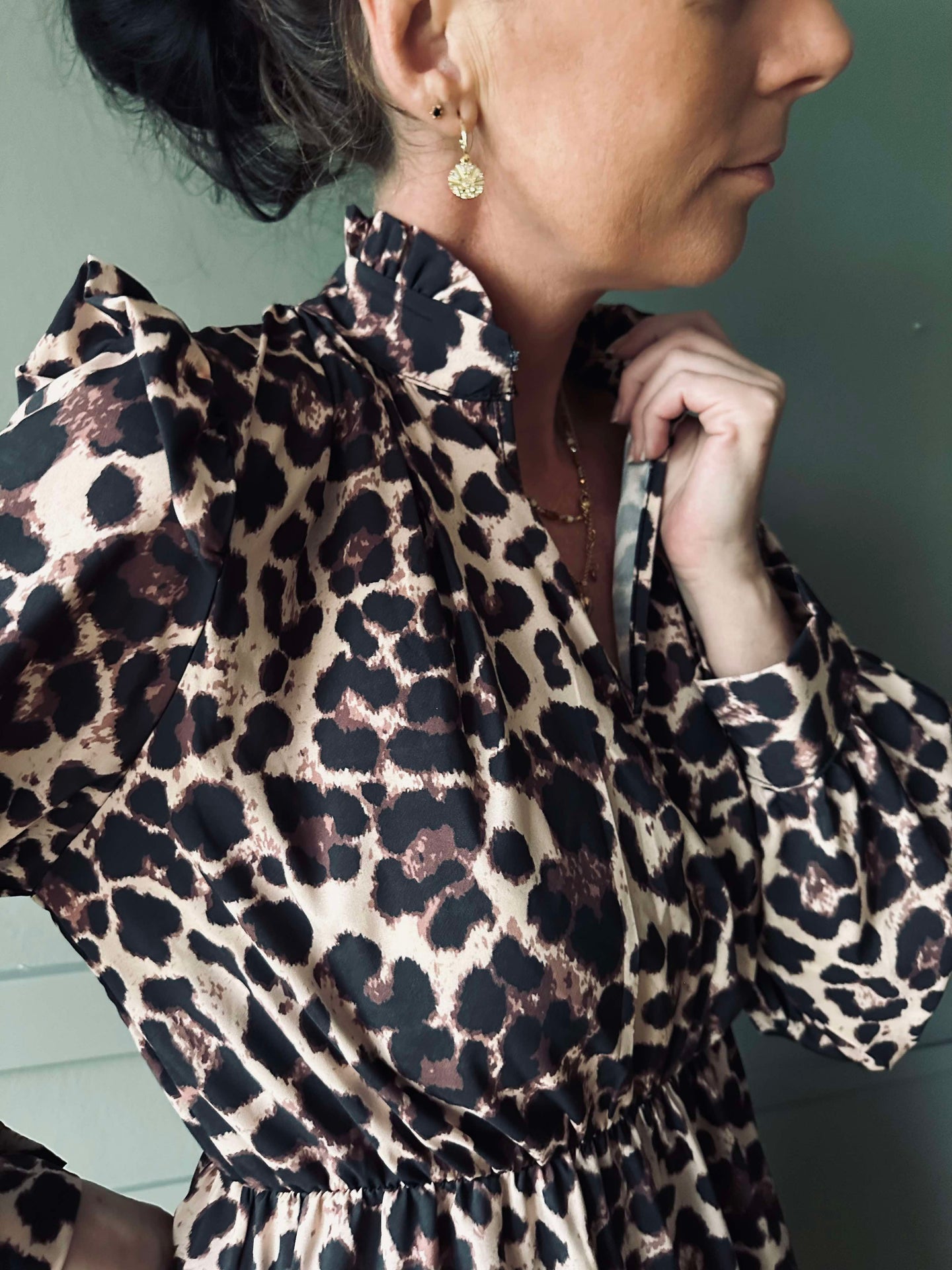 Kjole Leopard - S/M