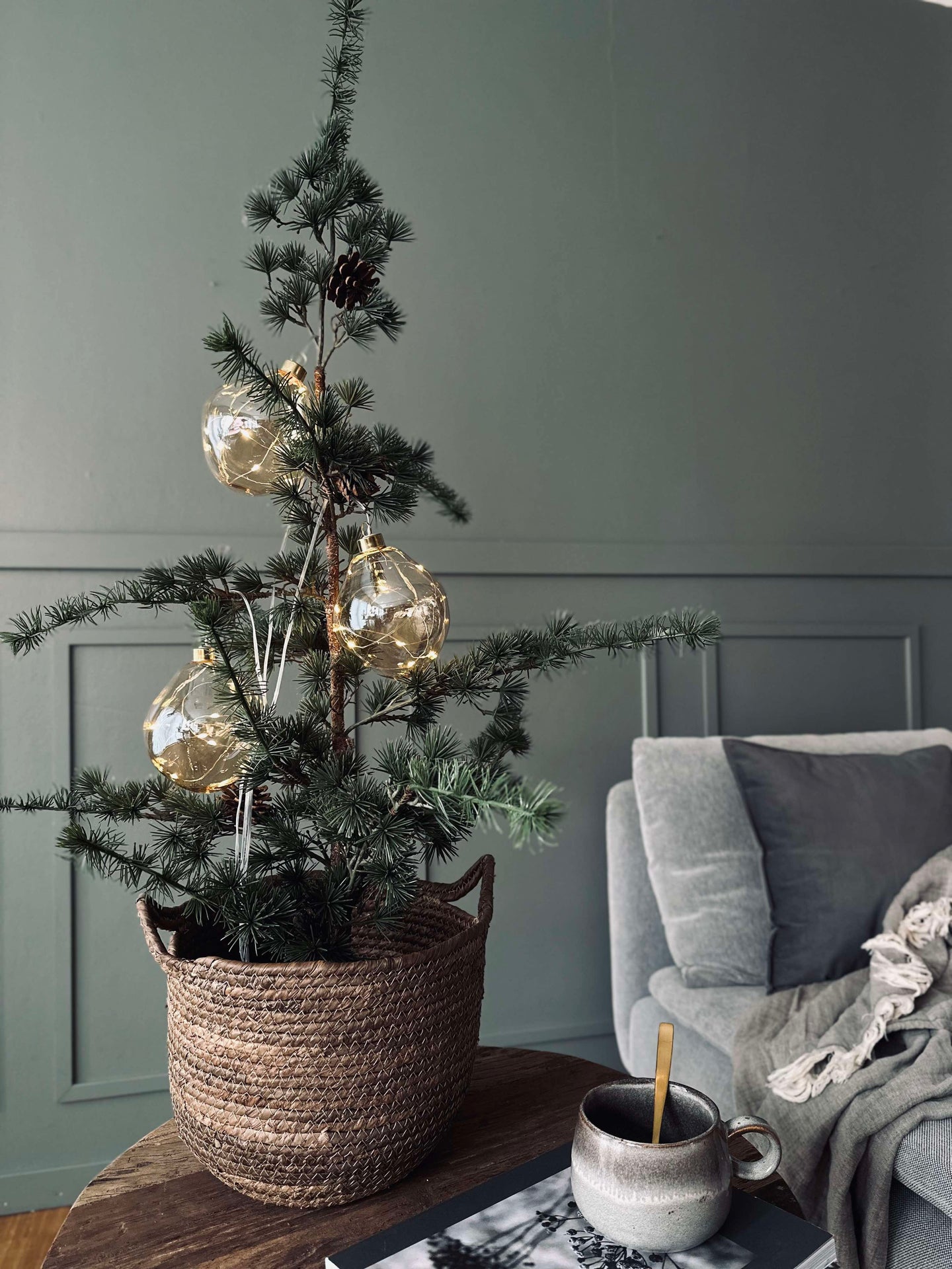 LED-lyskuler Golden - Sett med 3 stk