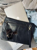 Laptop sleeve - Svart bøffellær