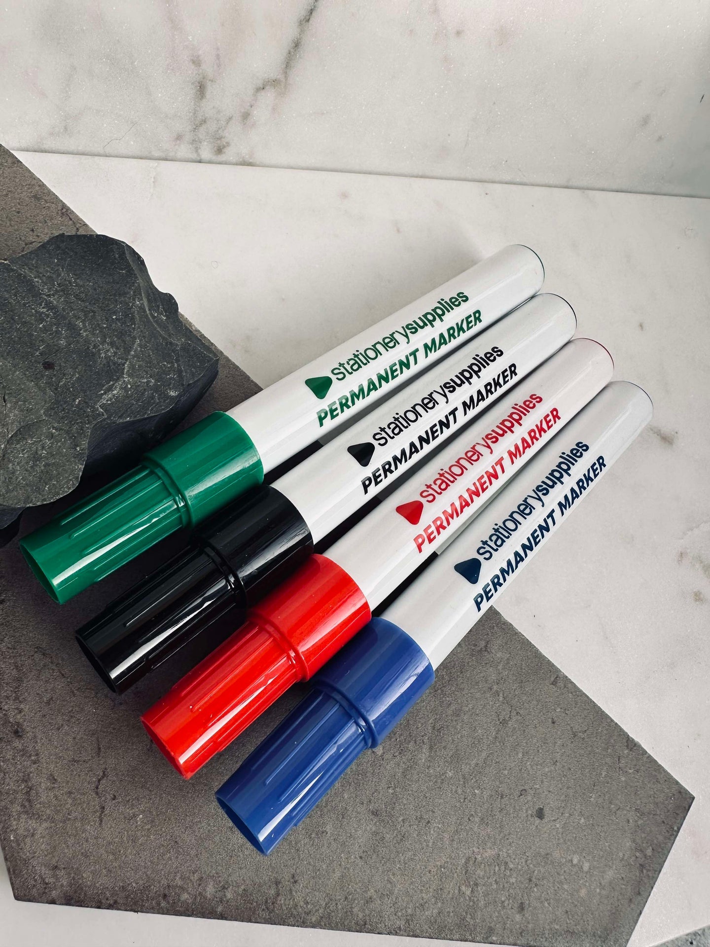 Permanent markører - Sett med 4 stk
