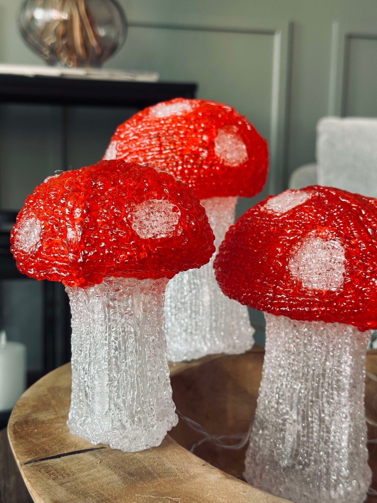 Mushroom-sett med 5 lamper - Godkjent for innendørs og utendørs bruk