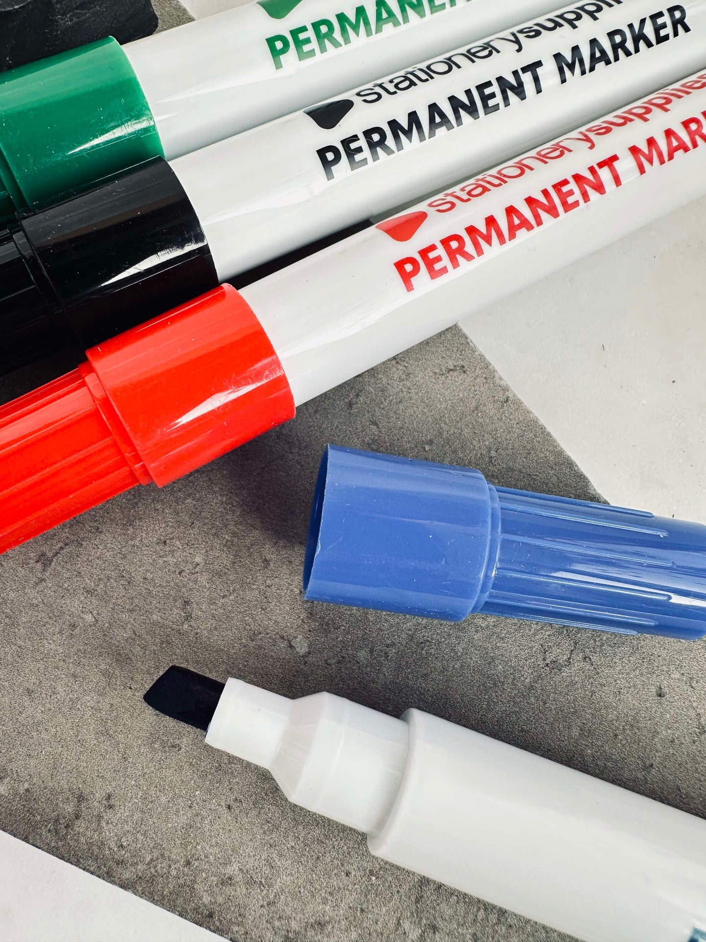 Permanent markører - Sett med 4 stk
