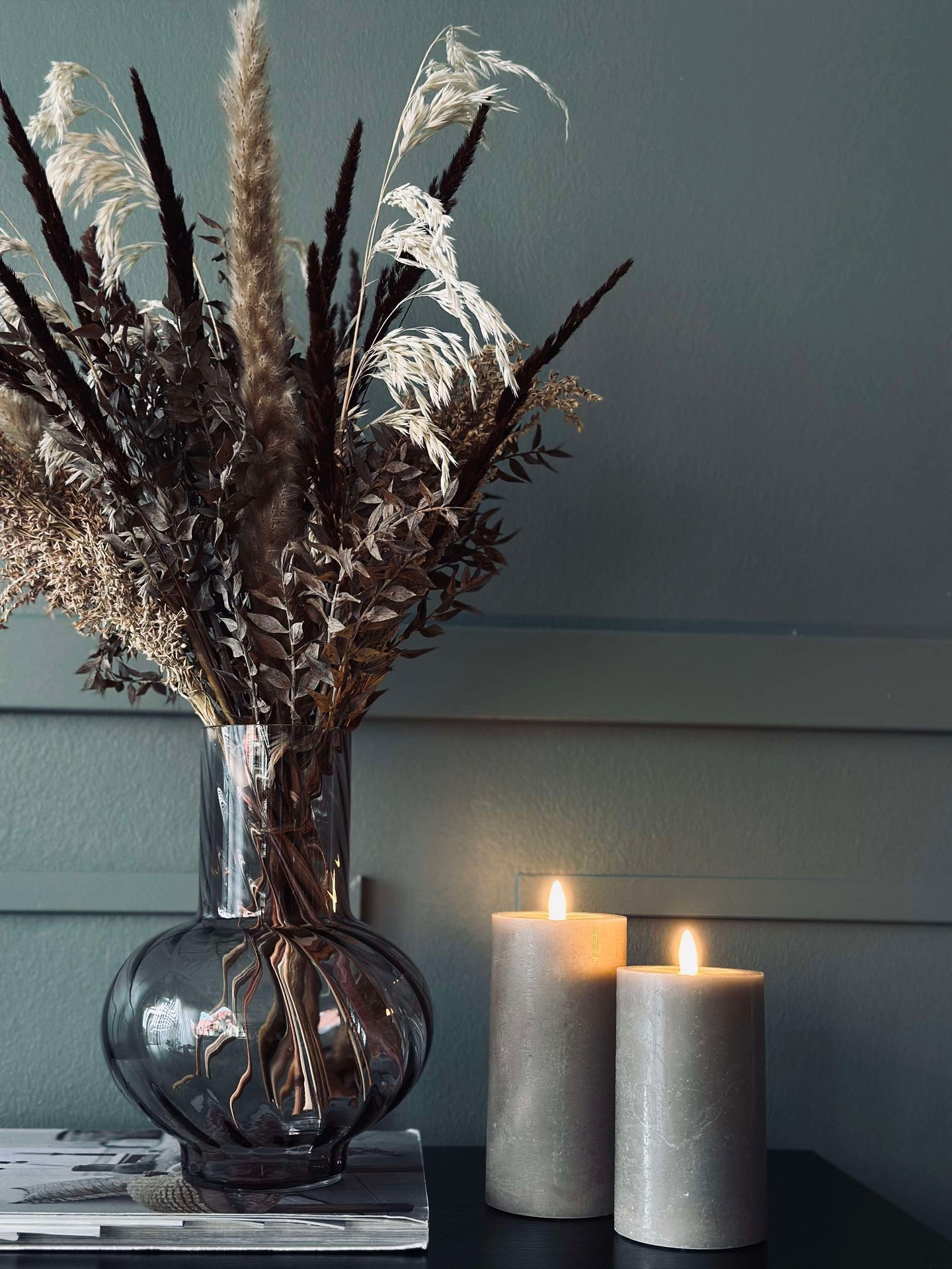 Glassvase Brown