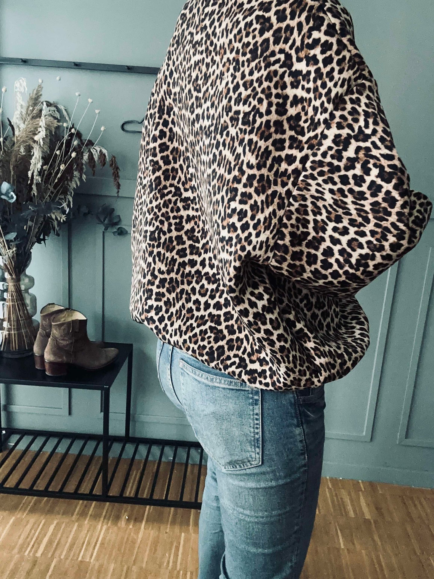 Kul leopardjakke