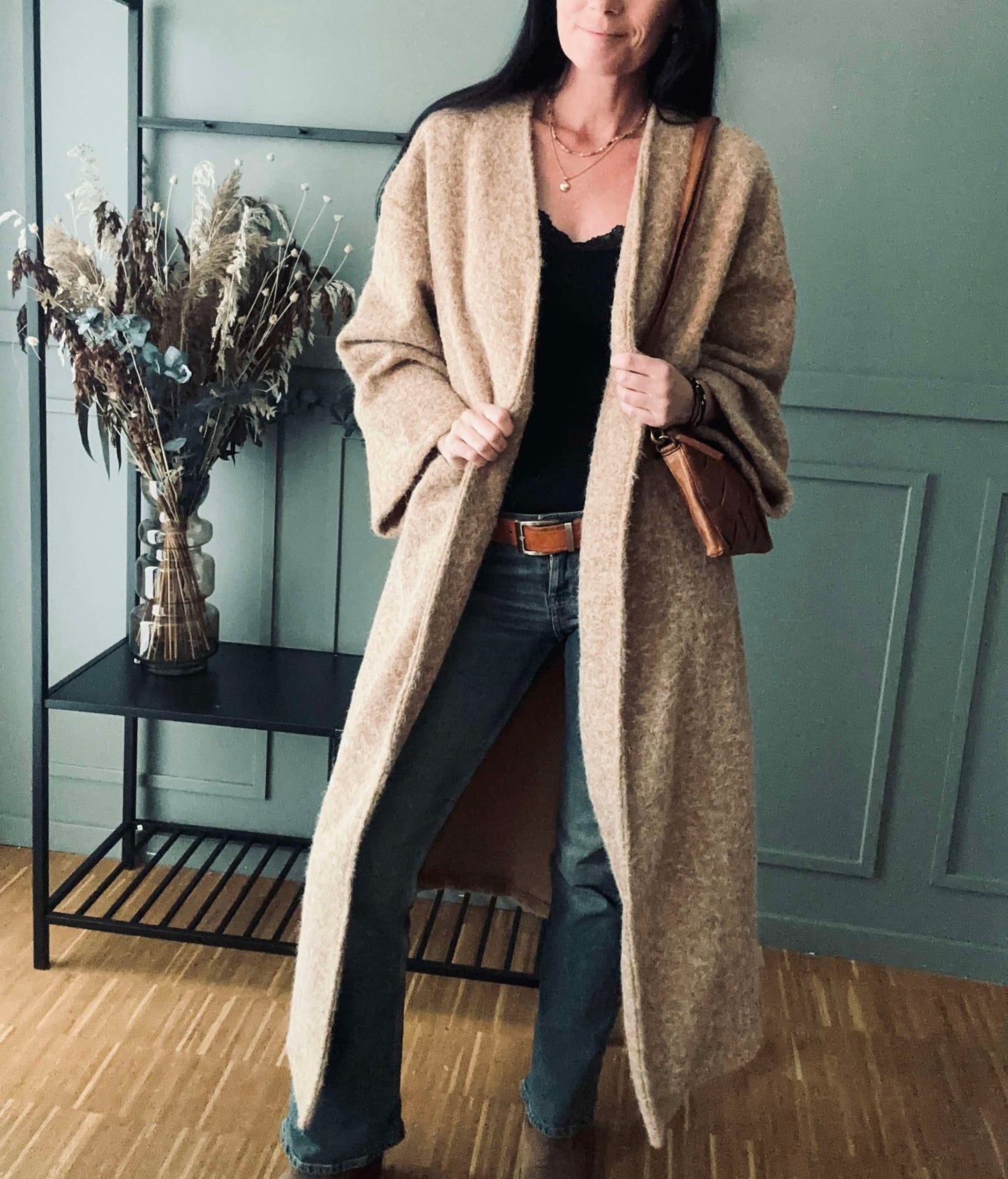 Jakke Belina - Oversize Camel